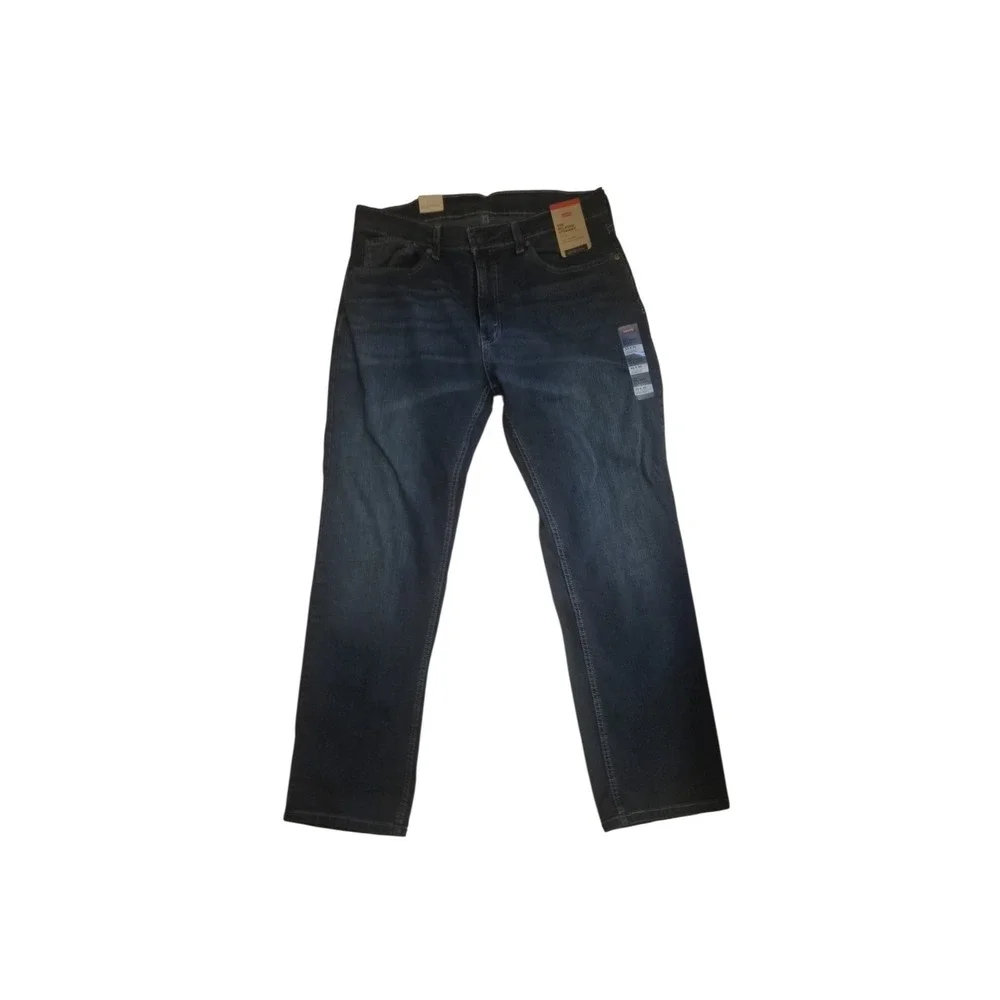 Levis 559 Relaxed Straight Jeans Mens 33x30 Dark Wash Indigo Stretch Denim NEW